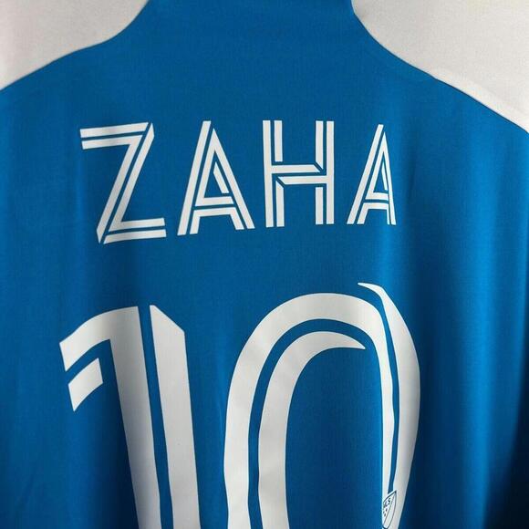 Wilfried Zaha Adidas Charlotte FC Authentic Home Soccer Jersey 2XL - Picture 2 of 8